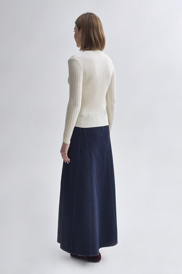 Turtleneck Premium Knit Body Ecru - 6