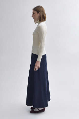 Turtleneck Premium Knit Body Ecru - 5