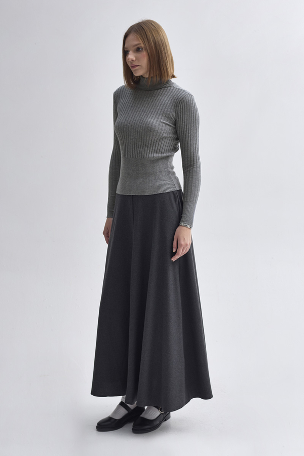 Turtleneck Premium Knit Body Grey - 6