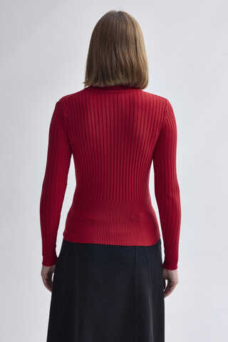 Turtleneck Premium Knit Body Red - 6
