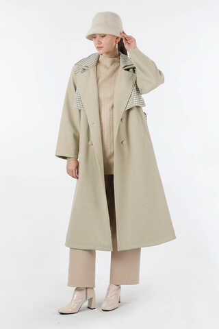 Tüvit Detaylı Kruvaze Kaban Taş - 1