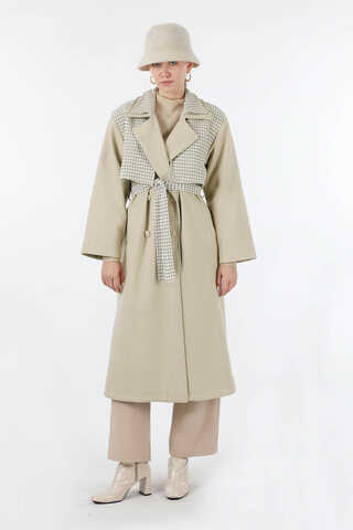 Tüvit Detaylı Kruvaze Kaban Taş - 3