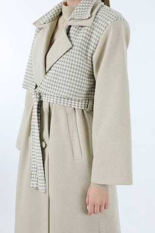 Tüvit Detaylı Kruvaze Kaban Taş - 4