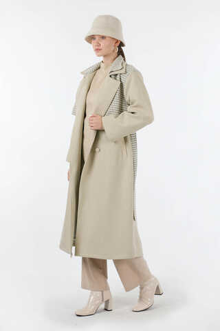 Tüvit Detaylı Kruvaze Kaban Taş - 5