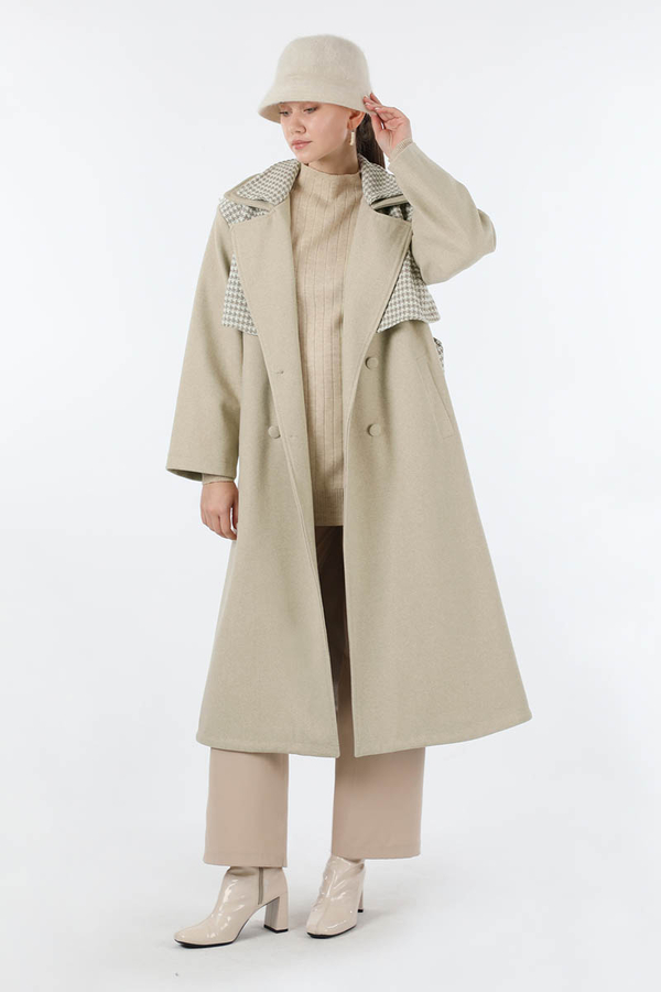 Tüvit Detaylı Kruvaze Kaban Taş 