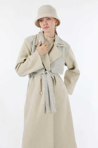 Tüvit Detaylı Kruvaze Kaban Taş - 2