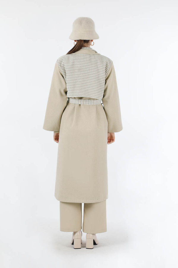 Tüvit Detaylı Kruvaze Kaban Taş - 6