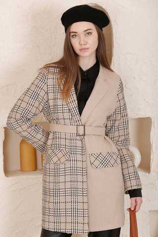 Tüvit Duo Blazer Ceket Vizon - 2