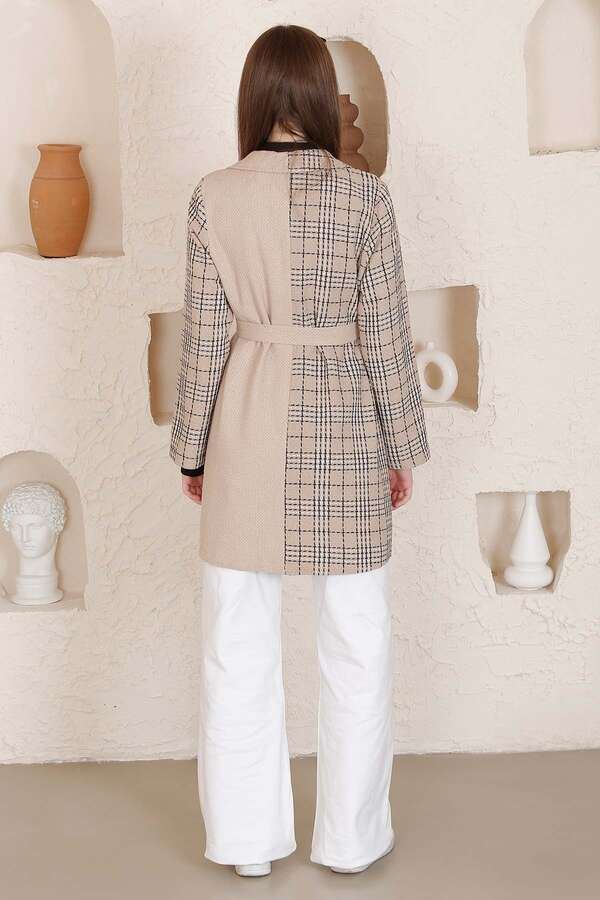 Tweed Duo Blazer Jacket Mink - 5