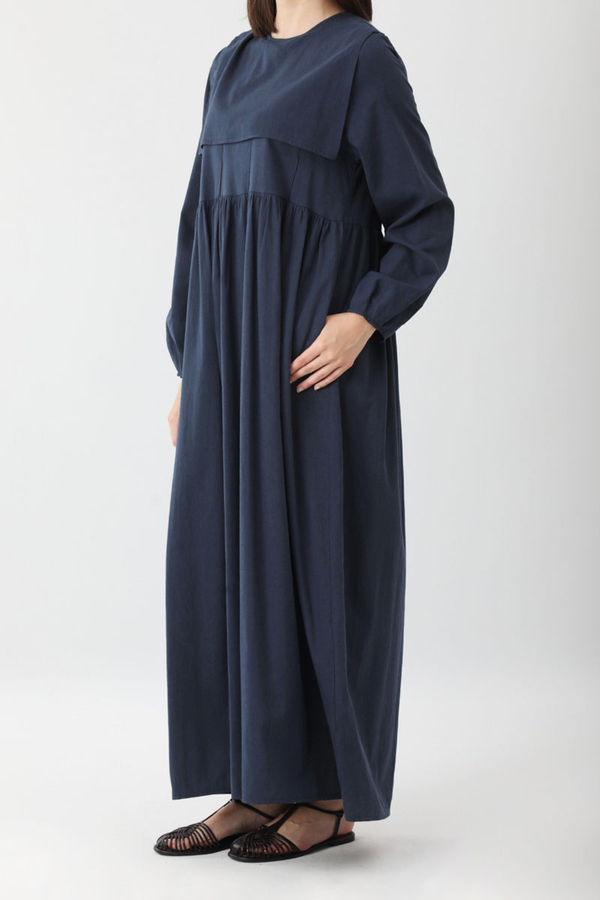 Tüzün Aller Detaylı Elbise Lacivert - 3