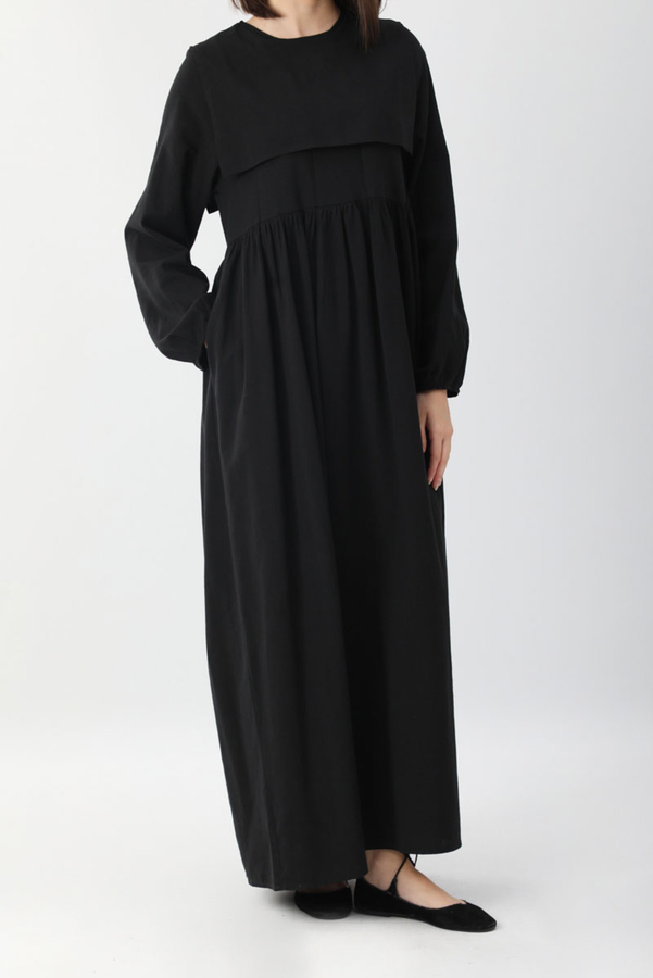 Tüzün Aller Detaylı Elbise Siyah - 3