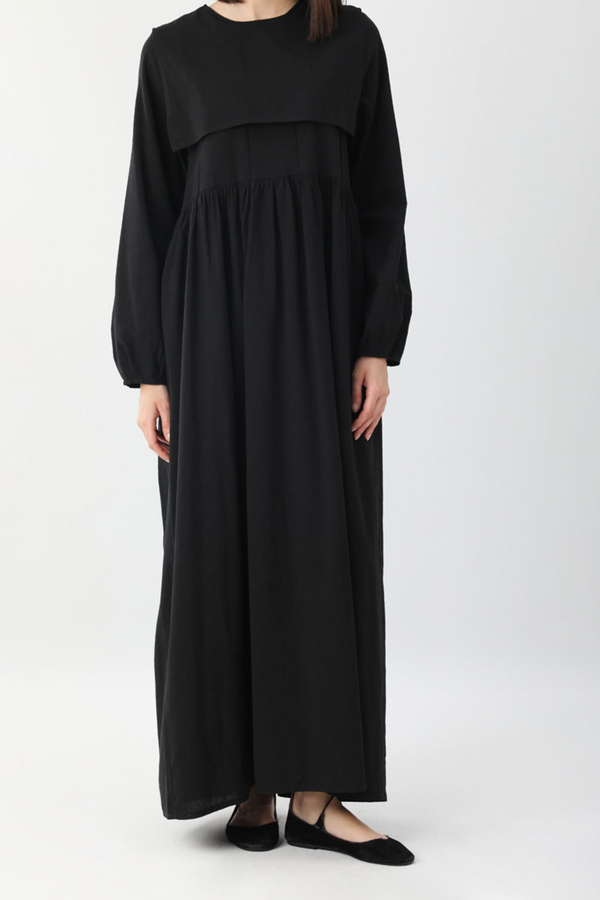 Tüzün Aller Detaylı Elbise Siyah - 8