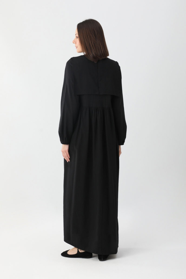 Tüzün Aller Detaylı Elbise Siyah - 10