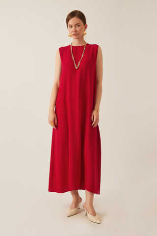 Umay Abaya Takım Kırmızı - 2