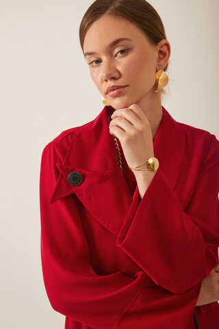 Umay Abaya Takım Kırmızı - 9