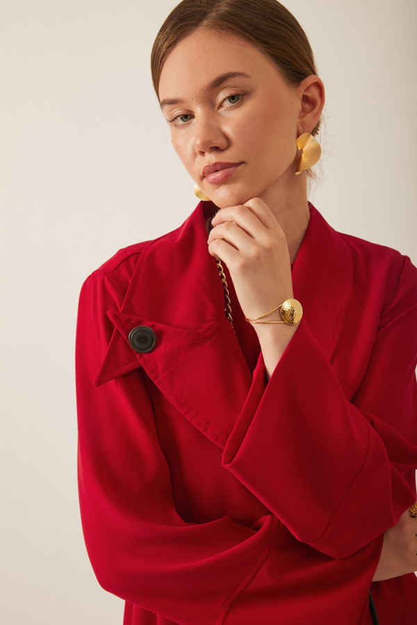 Umay Abaya Takım Kırmızı - 9