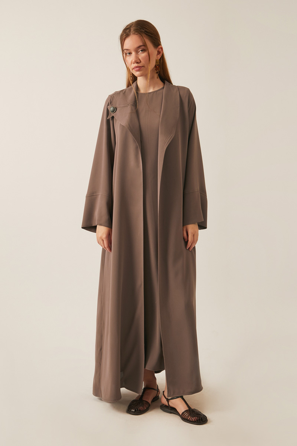 Umay Abaya Takım Koyu Vizon 