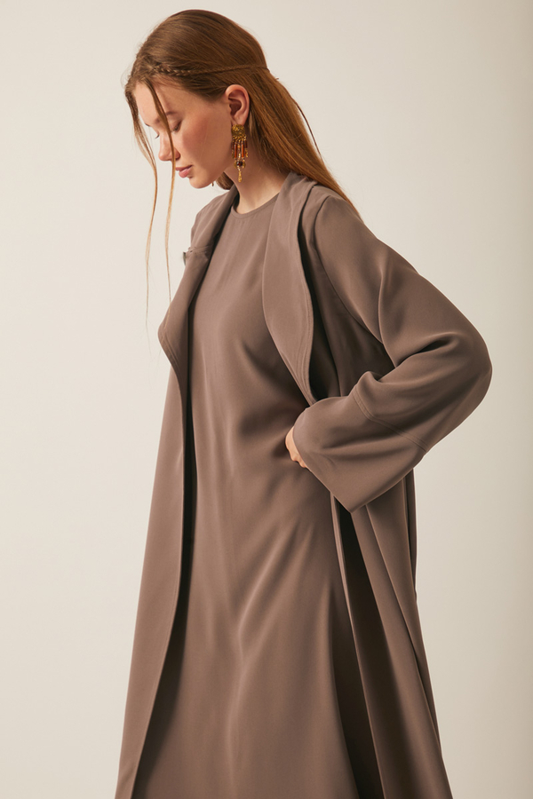 Umay Abaya Takım Koyu Vizon - 3