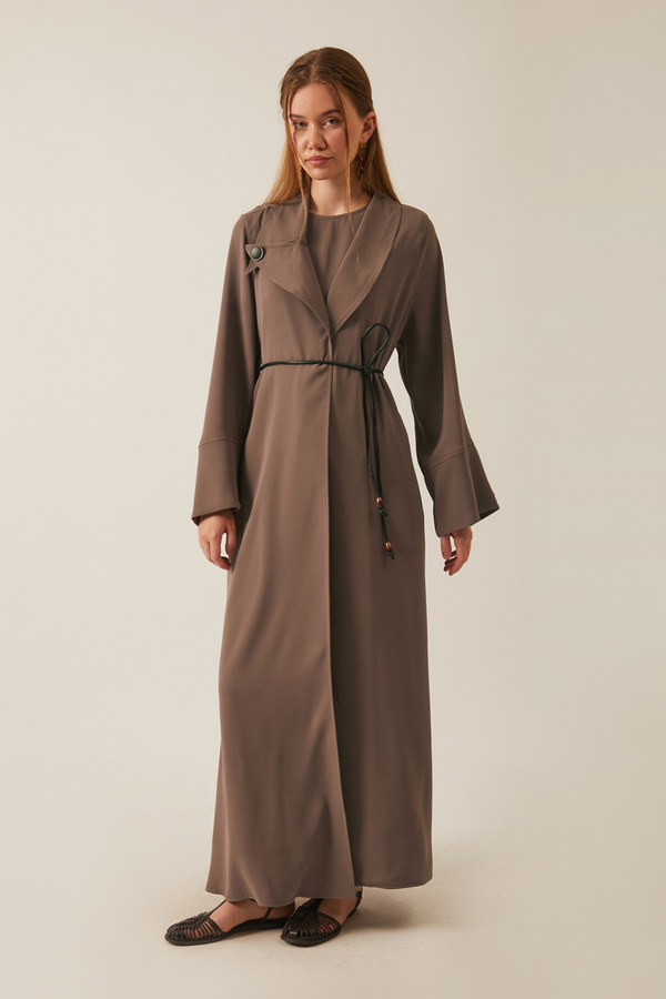 Umay Abaya Takım Koyu Vizon - 4