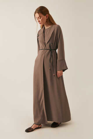 Umay Abaya Takım Koyu Vizon - 6