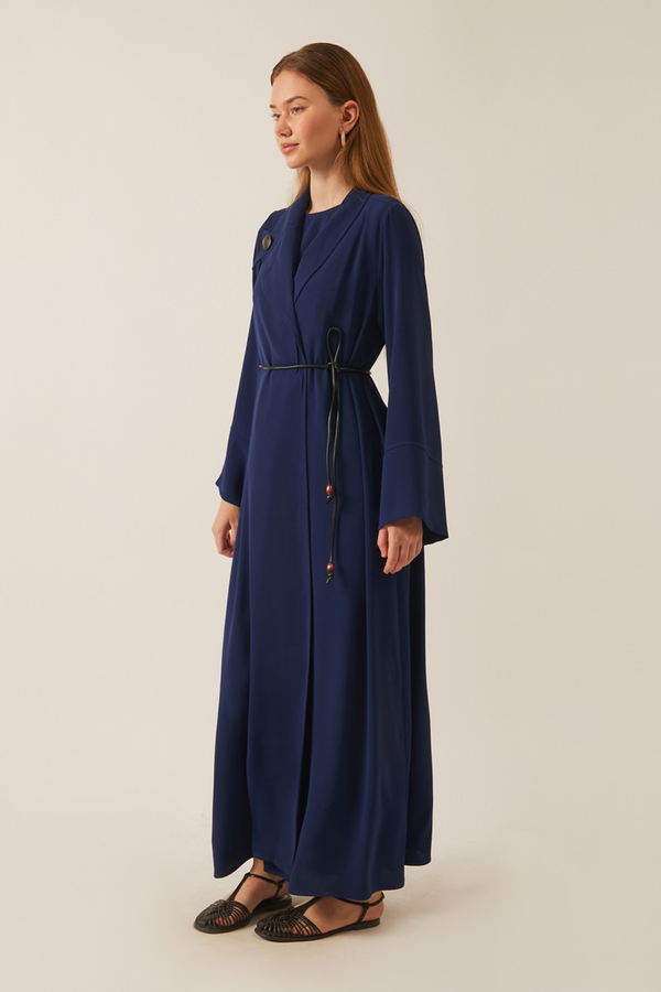 Umay Abaya Takım Lacivert - 4