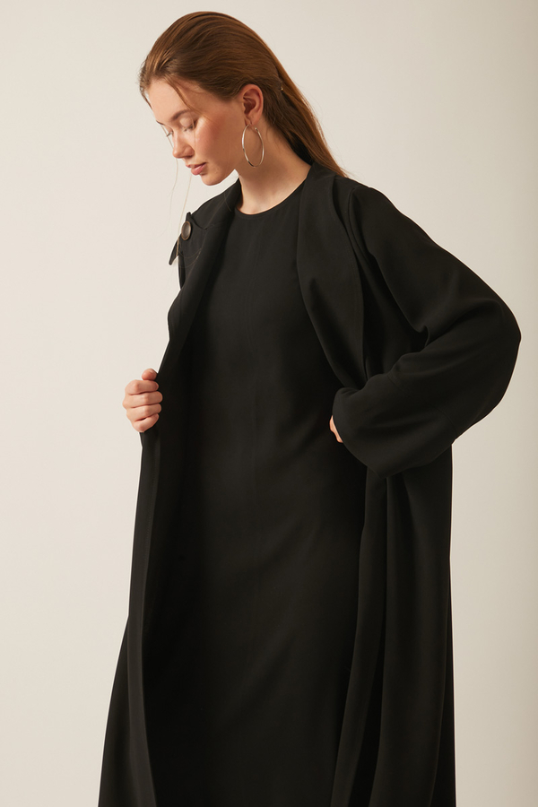 Umay Abaya Takım Siyah - 3