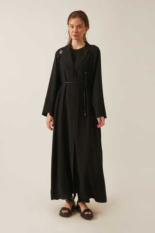 Umay Abaya Takım Siyah - 2