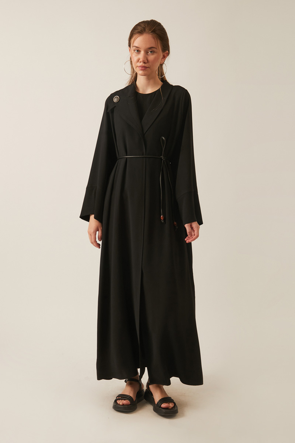 Umay Abaya Takım Siyah - 2