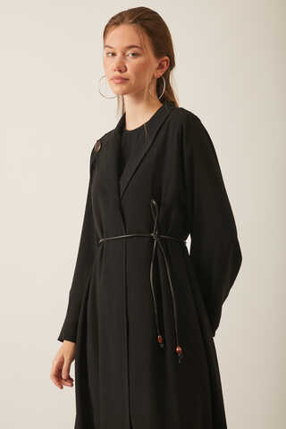 Umay Abaya Takım Siyah - 1