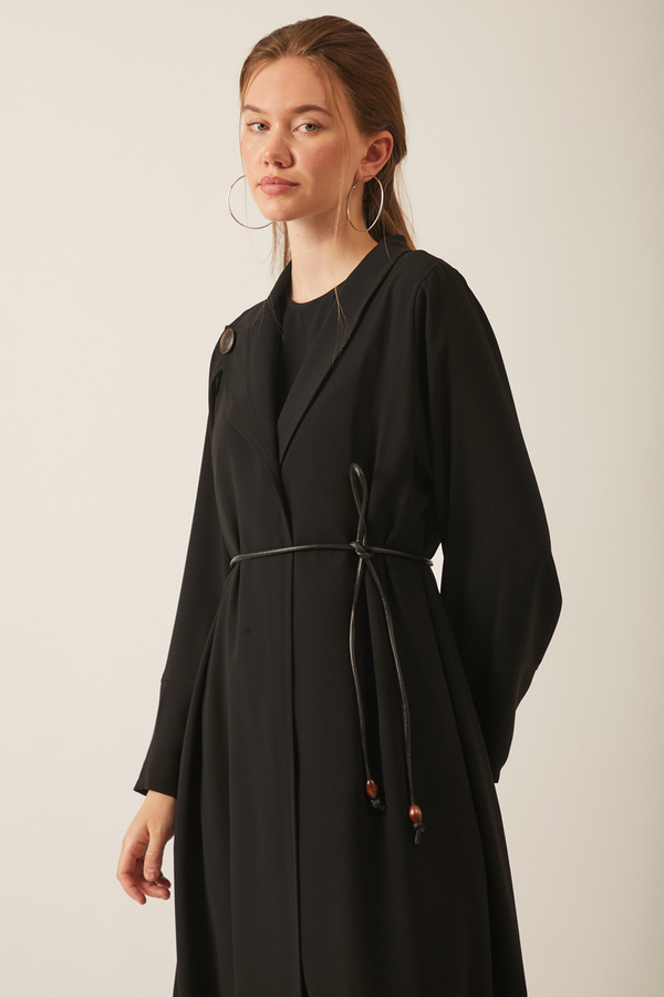 Umay Abaya Takım Siyah - 1