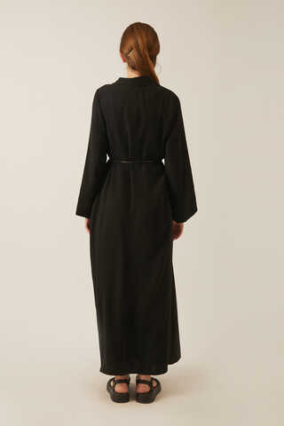 Umay Abaya Takım Siyah - 9