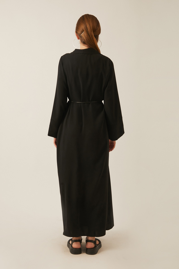 Umay Abaya Takım Siyah - 9