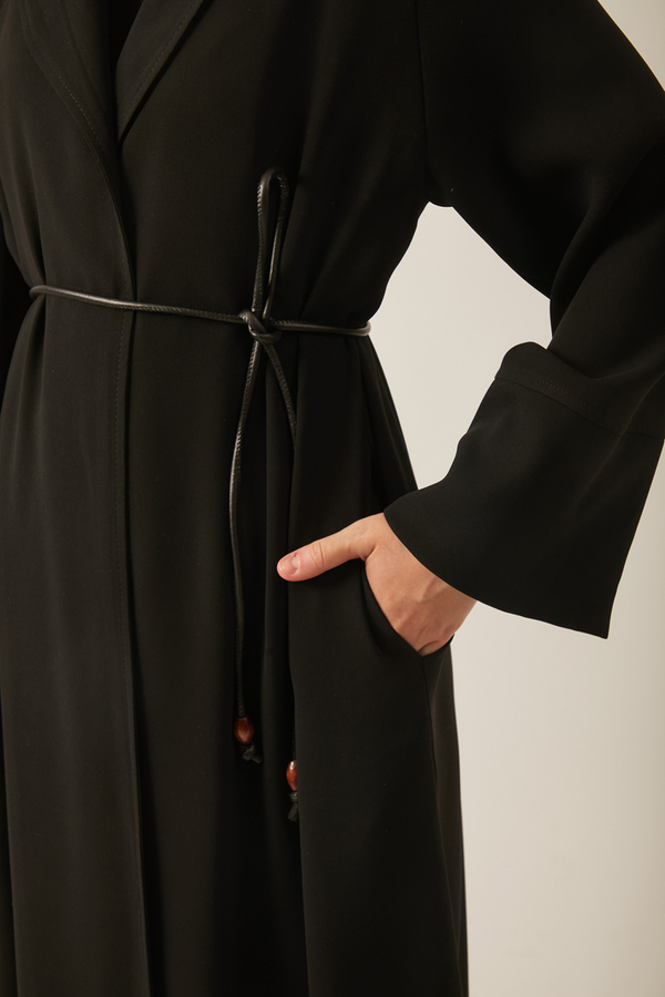 Umay Abaya Takım Siyah - 5