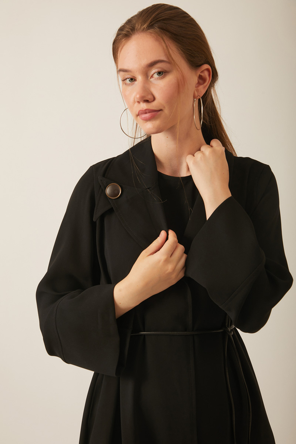 Umay Abaya Takım Siyah - 6