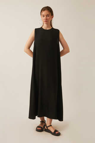 Umay Abaya Takım Siyah - 7