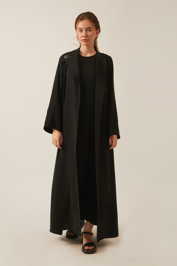 Umay Abaya Takım Siyah - 8