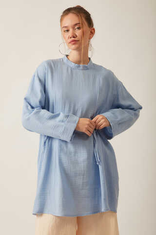 Ünsa Muslin Tunic Baby Blue - 5