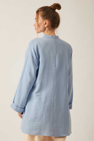 Ünsa Muslin Tunic Baby Blue - 10