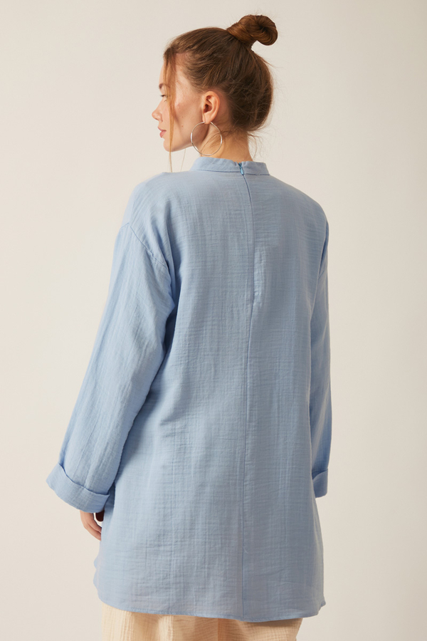 Ünsa Muslin Tunic Baby Blue - 10