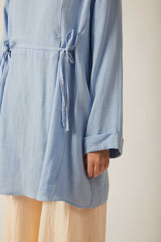 Ünsa Muslin Tunic Baby Blue - 8