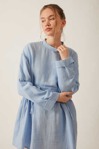 Ünsa Muslin Tunic Baby Blue - 9