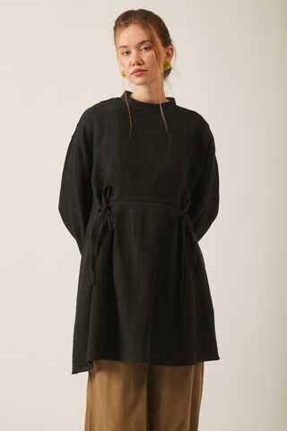 Ünsa Muslin Tunic Black - 2