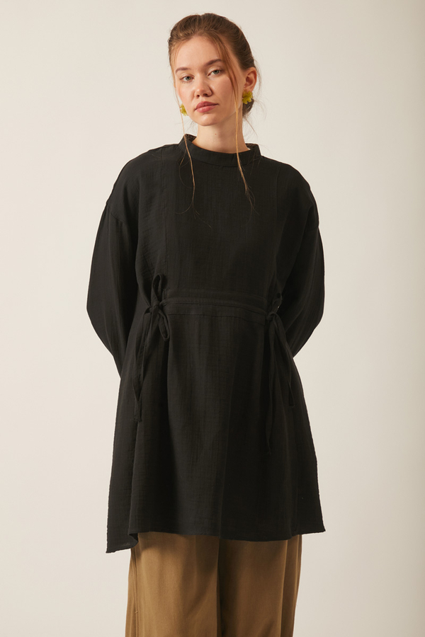 Ünsa Muslin Tunic Black - 2