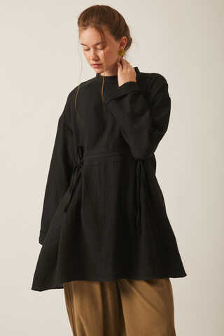 Ünsa Muslin Tunic Black - 7