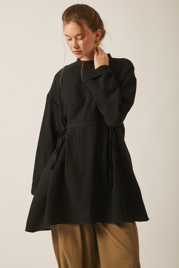 Ünsa Muslin Tunic Black - 7