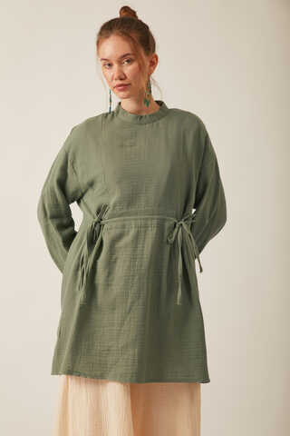 Ünsa Muslin Tunic Khaki - 2