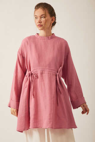 Ünsa Muslin Tunic Pink - 19