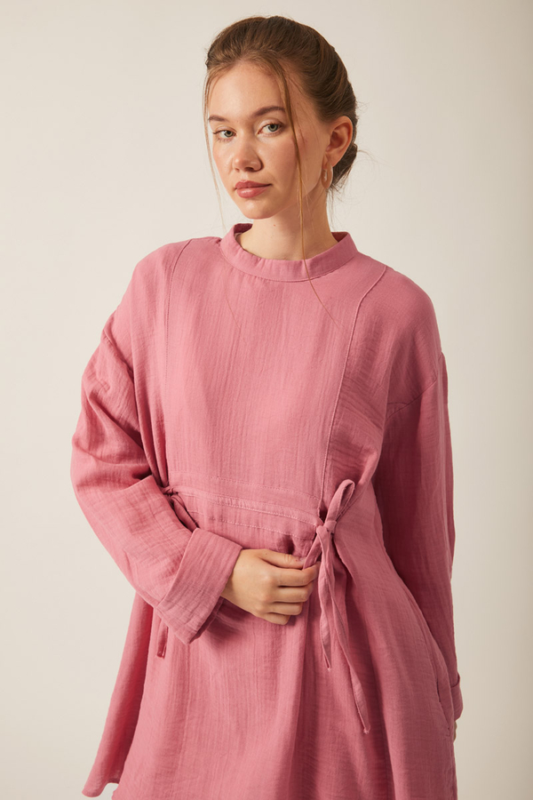 Ünsa Muslin Tunic Pink - 23
