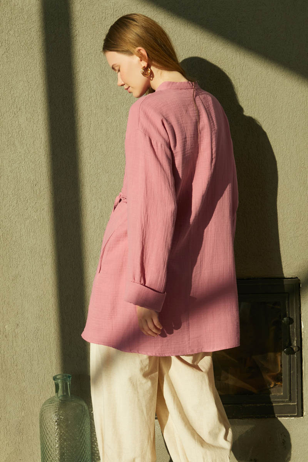 Ünsa Muslin Tunic Pink - 11