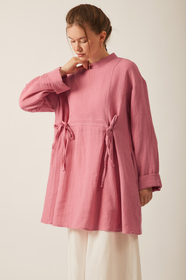 Ünsa Muslin Tunic Pink - 18